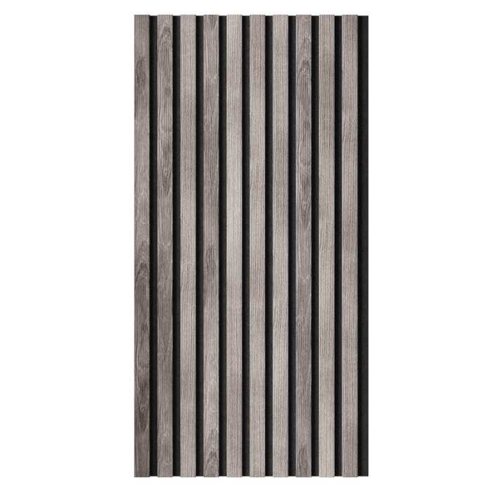 Акустическая панель Artiva FLEX AFL018 Ясень Дымчатый 1200×600 мм рейка 25х6 мм №3