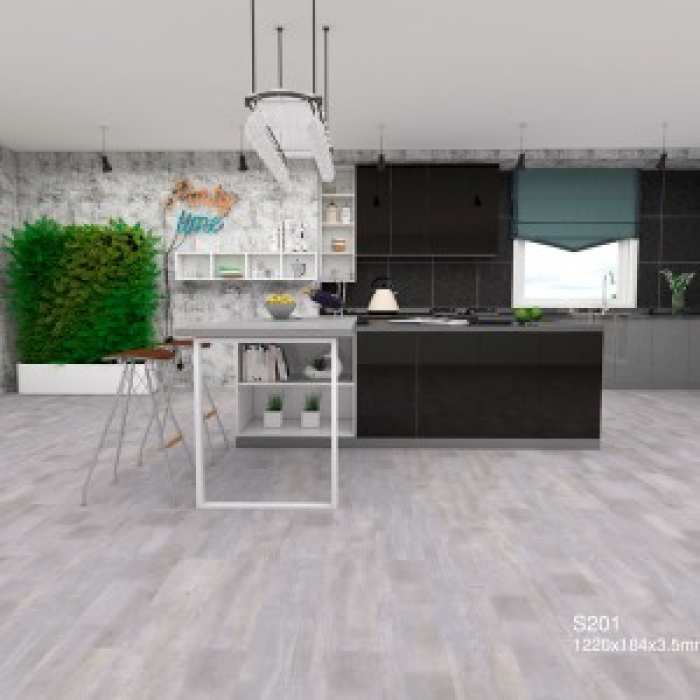 Виниловый SPC ламинат Betta Studio S201 Дуб Затертый Светлый №2 Виниловый SPC ламинат Betta Studio S201 Дуб Затертый Светлый №2