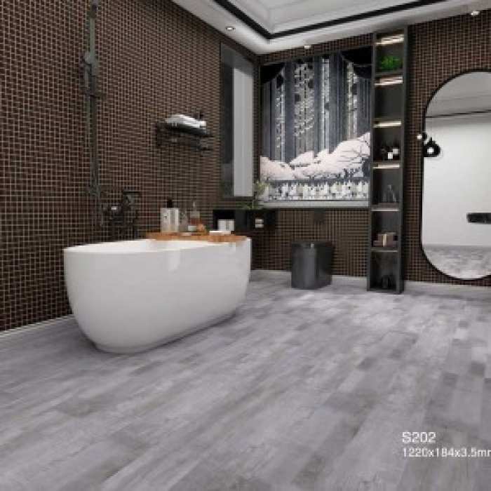 Виниловый SPC ламинат Betta Studio S202 Дуб Затертый Серый №2 Виниловый SPC ламинат Betta Studio S202 Дуб Затертый Серый №2