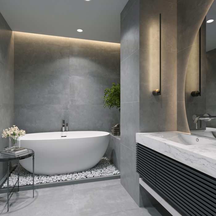 Керамогранит Buono Ceramica B4483M Beton Dark Mat №3