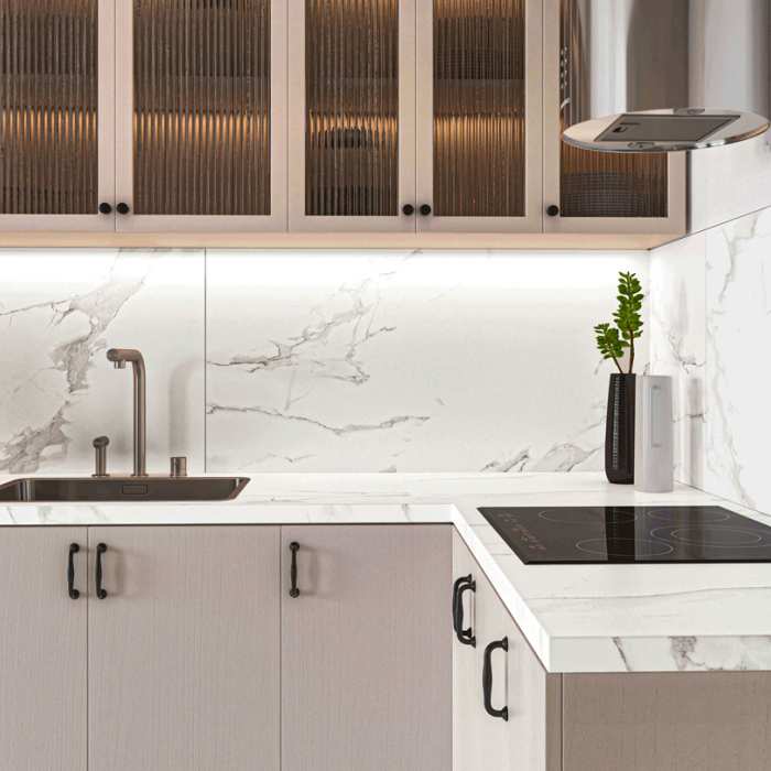 Керамогранит Buono Ceramica Marble M4404C Statuario Adele Carving №2