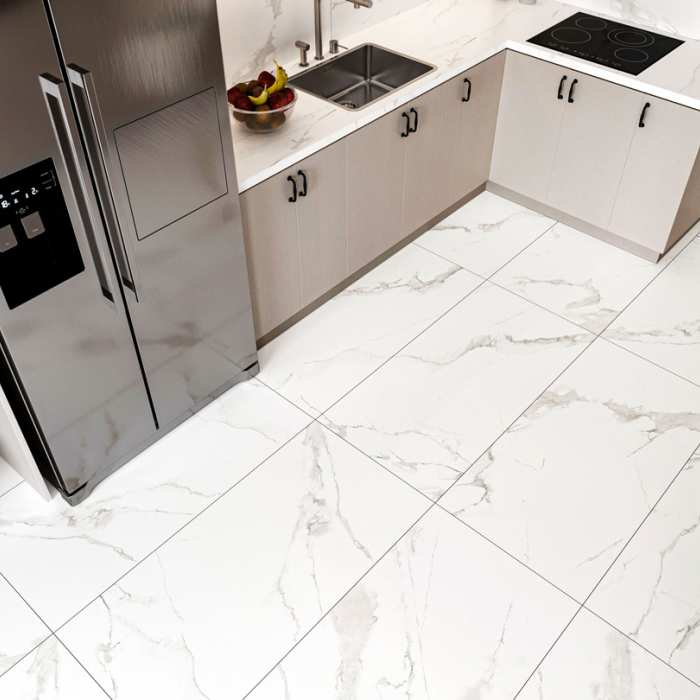 Керамогранит Buono Ceramica Marble M4404C Statuario Adele Carving №3