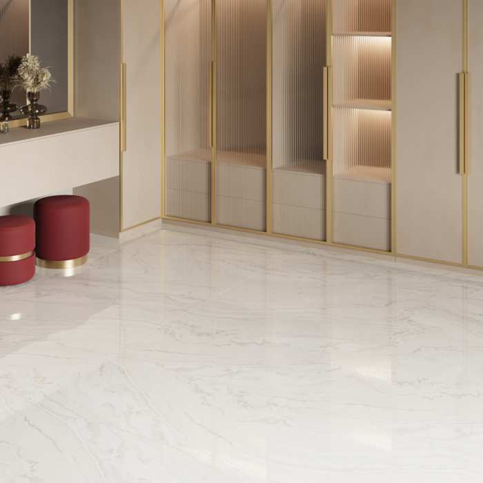 Керамогранит Buono Ceramica Marble M4410P Crystile Bianco Glossy