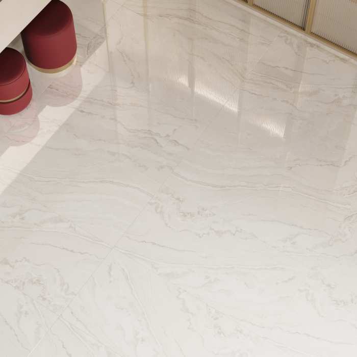 Керамогранит Buono Ceramica Marble M4410P Crystile Bianco Glossy №2