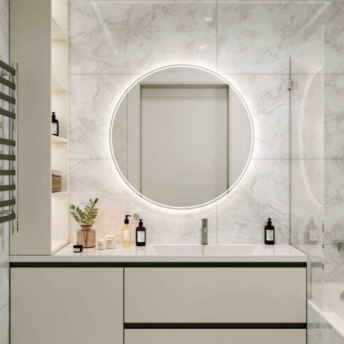 Керамогранит Buono Ceramica Marble MVL4412P Aquarelle Ivory Glossy