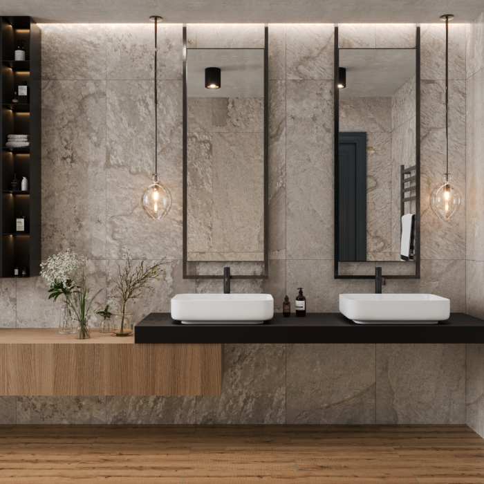 Керамогранит Buono Ceramica Stones SHS4446M Slate Grigio Matt