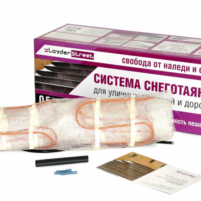 Изображение Нагревательный мат для обогрева площадок xLayder Street 0,5х1 (SH-CH-30S) / Улица 0,5х1 (СХ-CH-30С) 300 Вт/м2, 0,5 м2
