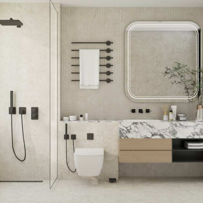 Керамогранит NT Ceramic Moon Stone NTT9455SD Zeus Taupe Line. Dec №2