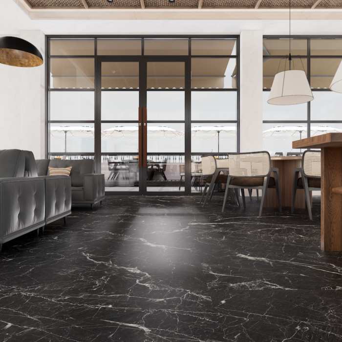 Керамогранит NT Ceramic Natural Stone NTT9521M Calacatta Black Mat №2