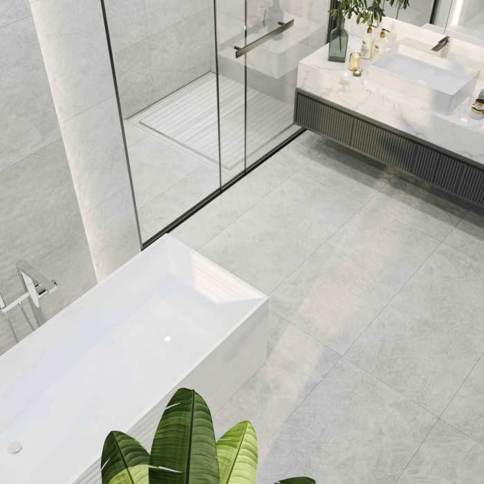 Керамогранит NT Ceramic Cemento NTT99610С Concept White Carving №2