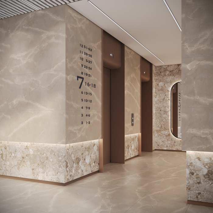 Керамогранит NT Ceramic NTTVL99846D Terrazzo Beige Creative 4D №4