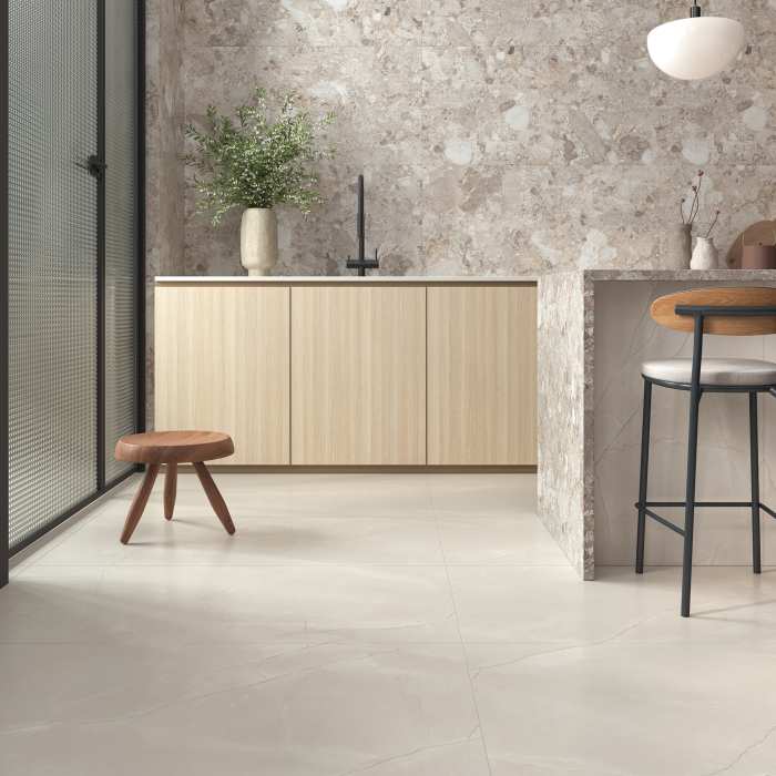 Керамогранит NT Ceramic NTTVL99846D Terrazzo Beige Creative 4D №2