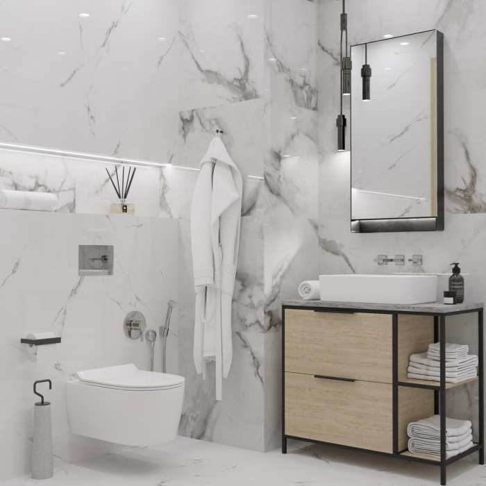 Керамогранит Royce Carrara Marmo Matt 60x60 см (R_NR1002)