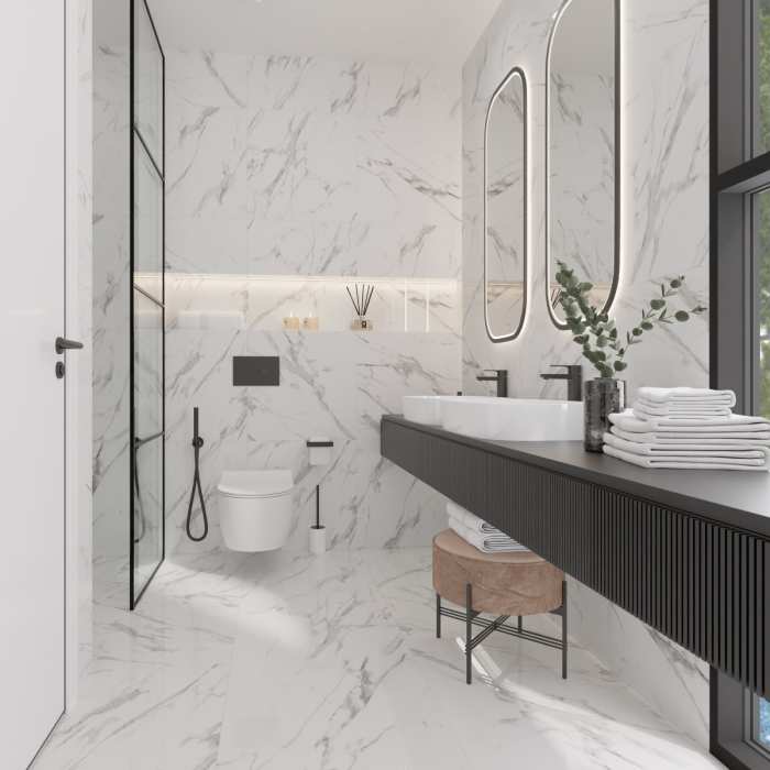 Керамогранит Royce Calacatta Peniscola Polished 60x60 см (R_PR1000)
