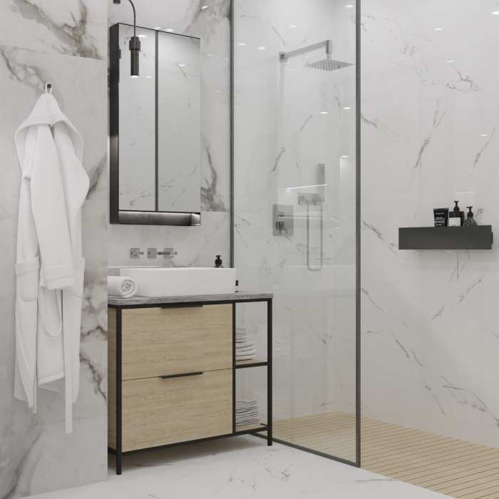 Керамогранит Royce Carrara Marmo Polished 60x60 см (R_PR1004)