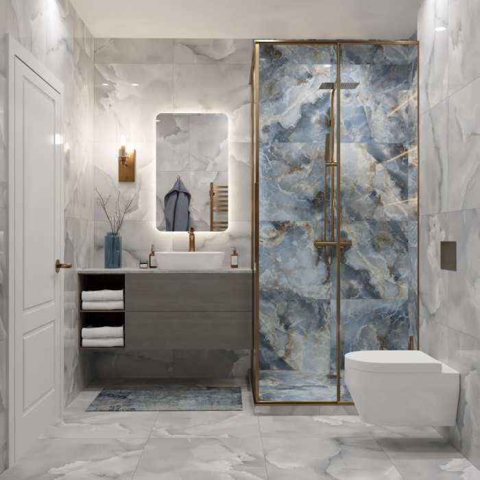Керамогранит Royce Persian Blue Polished 60x60 см (R_PR1015)