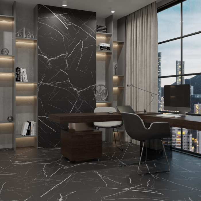 Керамогранит Primavera Oltan Black Carving 60х60 см (CR125)