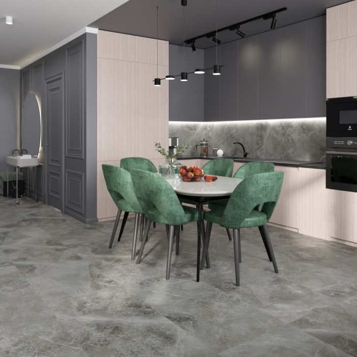 Керамогранит Primavera Romero Grey Carving 60x120 см (CR232)