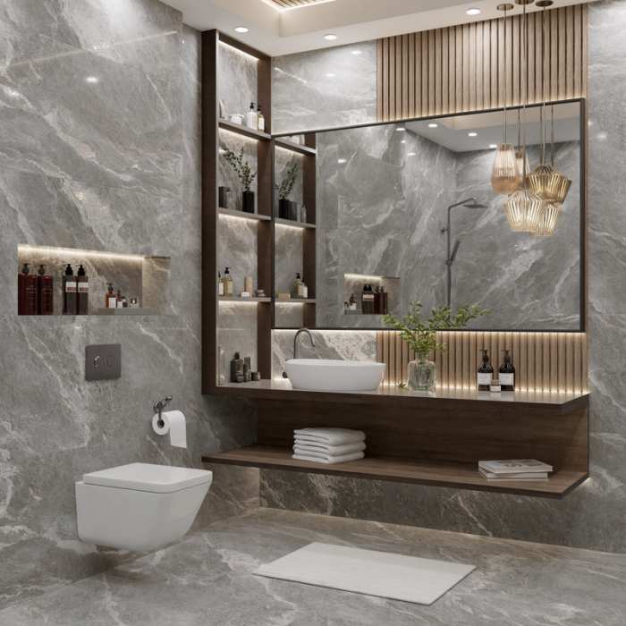 Керамогранит Primavera Majestic Grey Lapato Carving 60х120см (LC203)