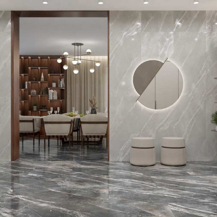 Изображение Керамогранит Primavera Arma Bianco Lapato Carving 60х120см (LC209)