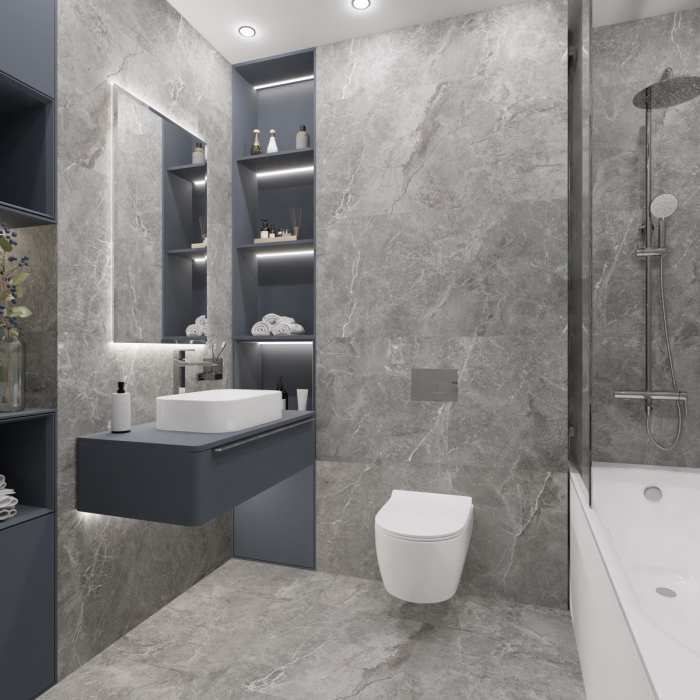 Керамогранит Primavera Berat Grey Matt 60х60 см (NR134) №3