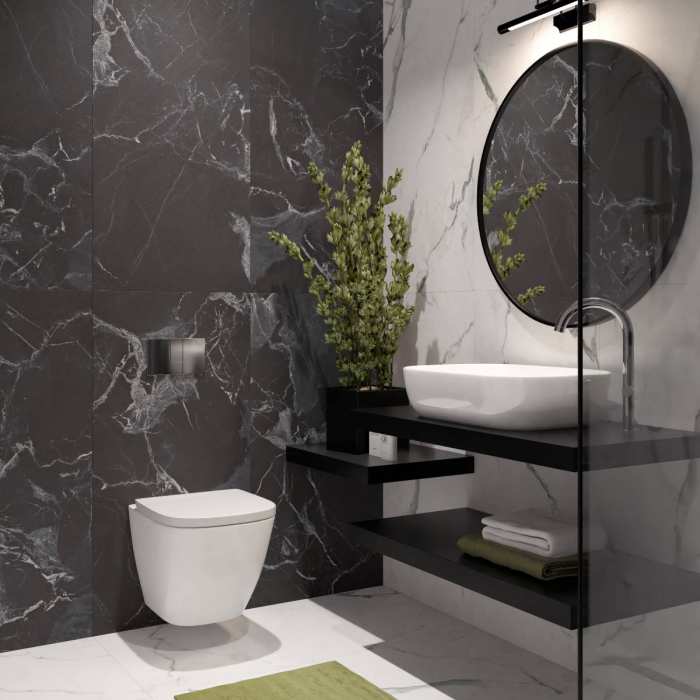 Керамогранит Primavera Dalim Black Матовый 60х120см (NR236)