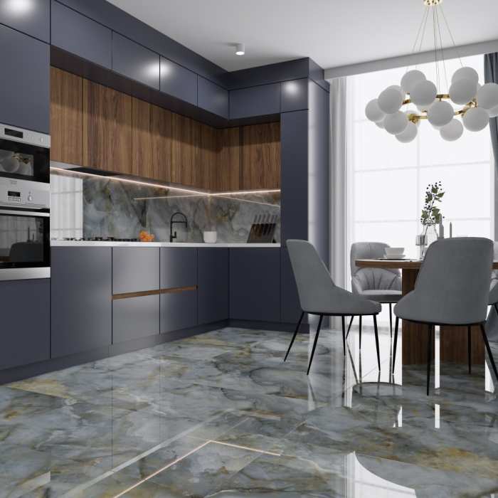 Керамогранит Primavera Marbillo Blue Polished 60х120 см (PR236)