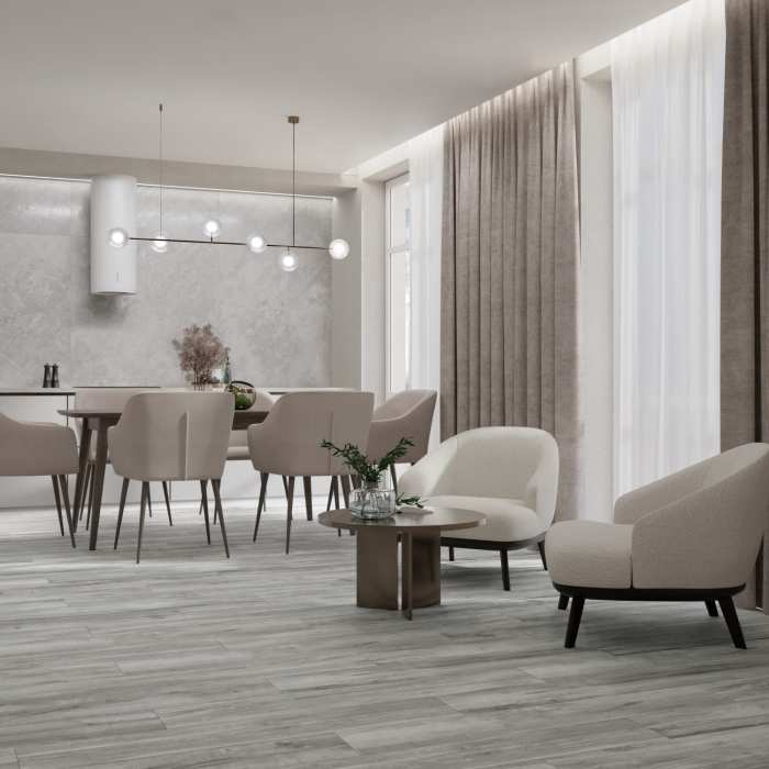 Керамогранит Primavera Taiga Grey 20х120 см (WD102)
