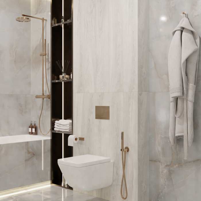 Керамогранит Primavera Branch White 20х120 см (WD105)