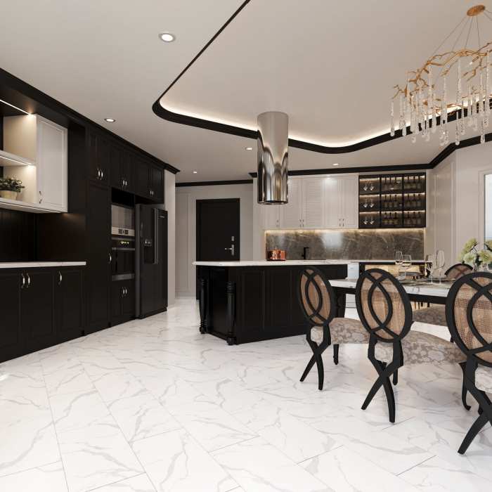 Кварцвиниловая SPC плитка NT Ceramic Betone Stone SP55101ST Stone Bianco Calacata