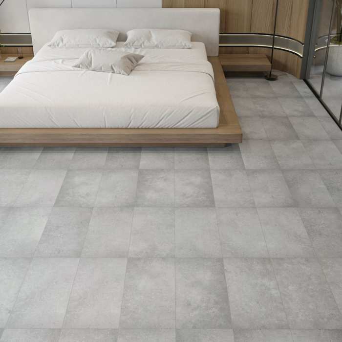 Кварцвиниловая SPC плитка NT Ceramic Betone Stone SP55107ST Stone Concret Grey №3