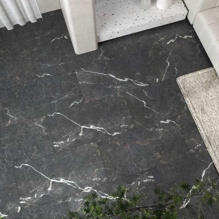 Кварцвиниловая SPC плитка NT Ceramic Betone Stone SP55111ST Stone Pietra Grey №3