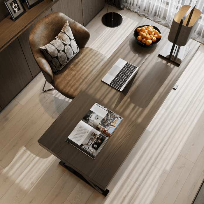 Кварцвиниловая SPC плитка NT Ceramic Wooden Classic SP55201P Oak Sand №2