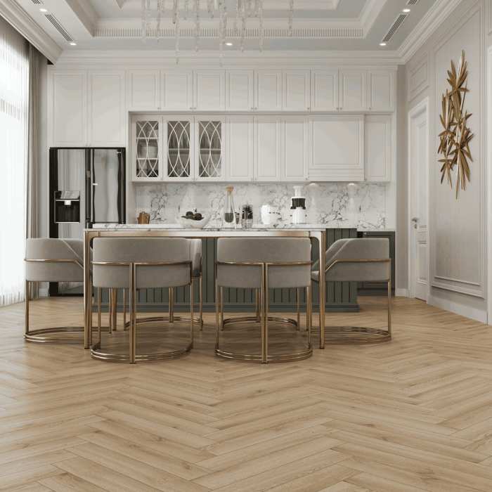 Кварцвиниловая SPC плитка NT Ceramic Wooden Classic SP55202P Oak Ferro