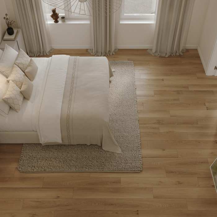 Кварцвиниловая SPC плитка NT Ceramic Wooden Classic SP55208P Oak Smoky №2