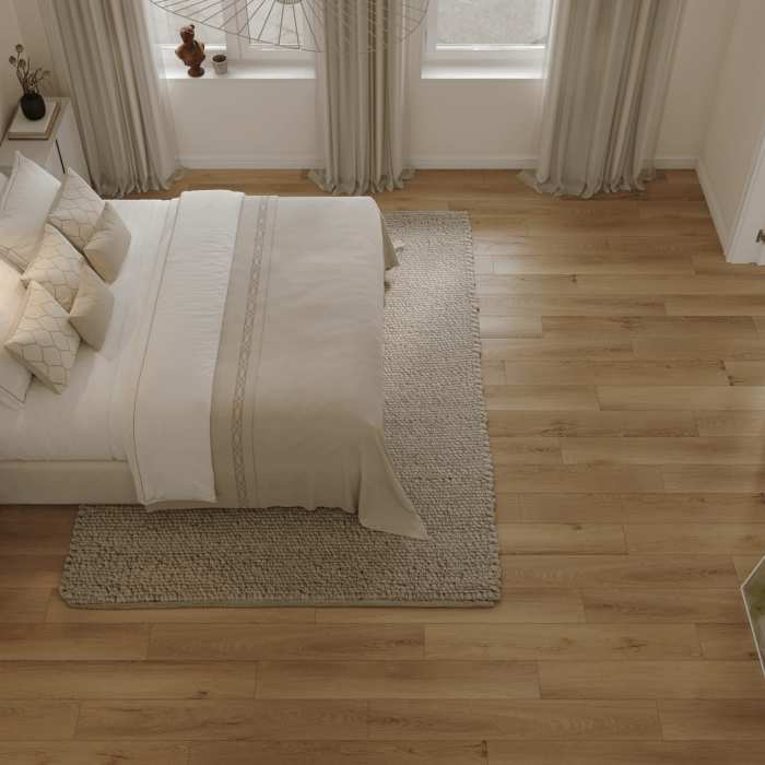 Кварцвиниловая SPC плитка NT Ceramic Wooden Classic SP55208P Oak Smoky