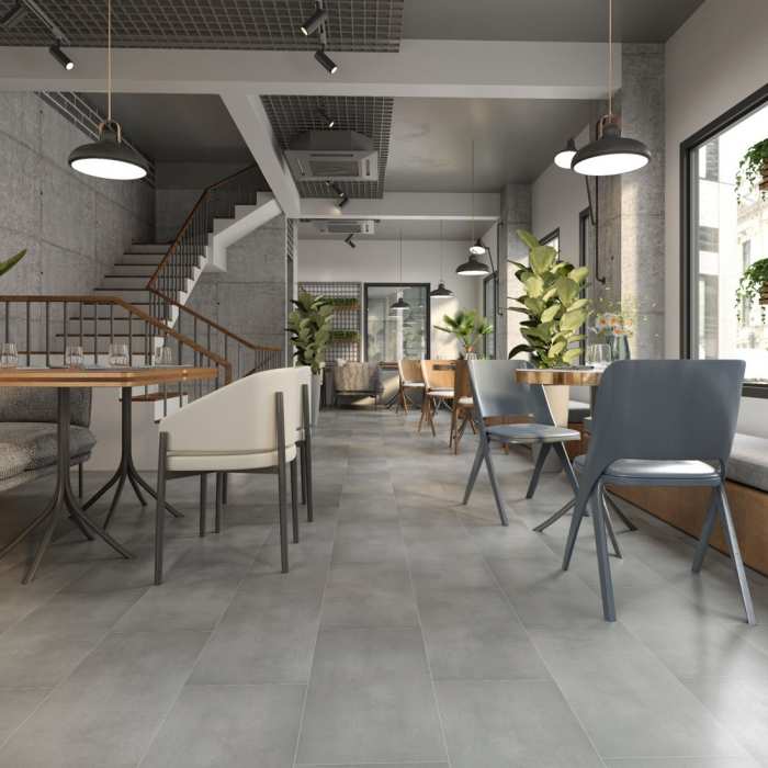 Кварцвиниловая SPC плитка NT Ceramic Betone Stone SP55109ST Stone Cement