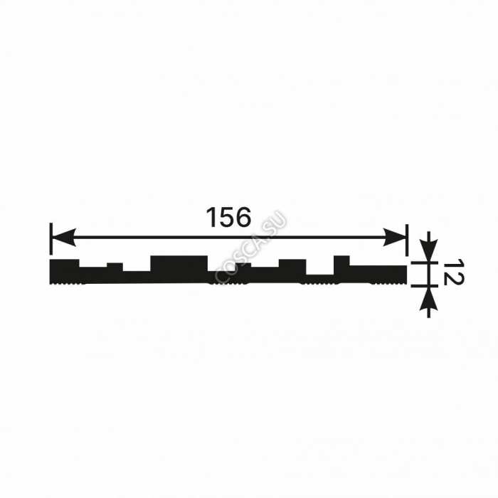 Декоративная панель Cosca RP002, 156x12 мм №3