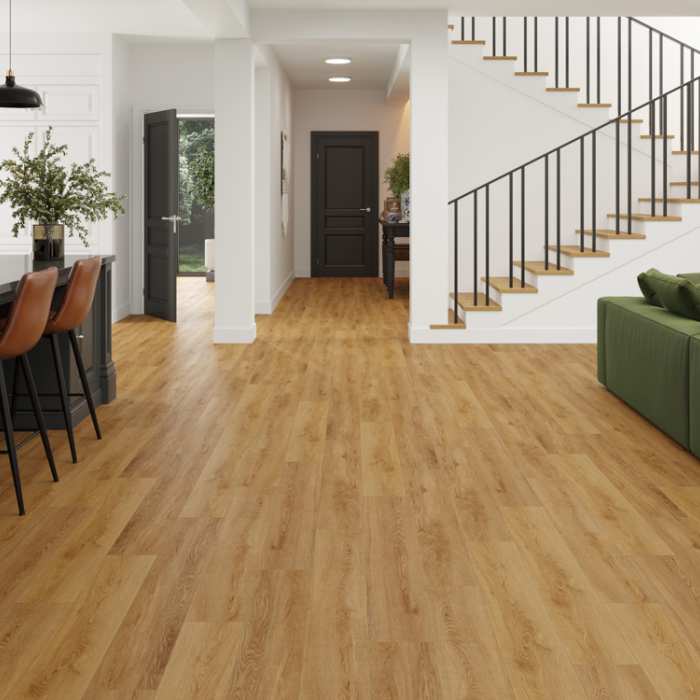 Виниловый SPC ламинат CronaFloor Grand Sequoia Дуб Медовый №2