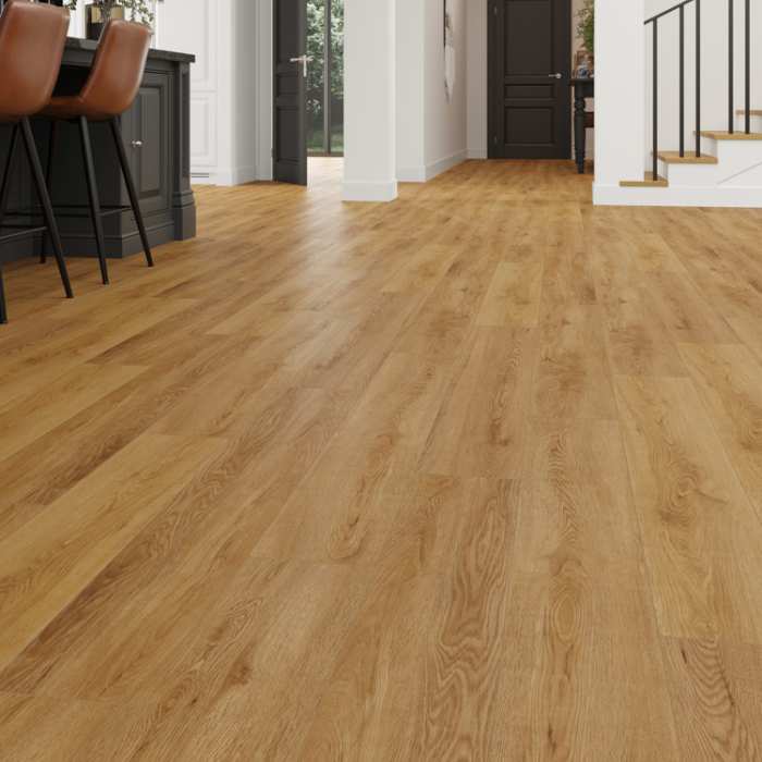 Виниловый SPC ламинат CronaFloor Grand Sequoia Дуб Медовый №4