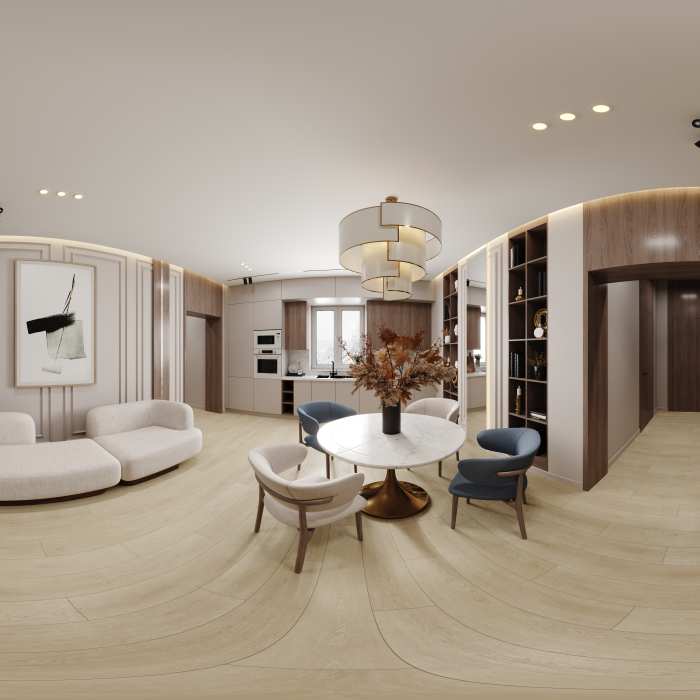 Виниловый SPC ламинат CronaFloor Grand Sequoia Дуб Амберный №9