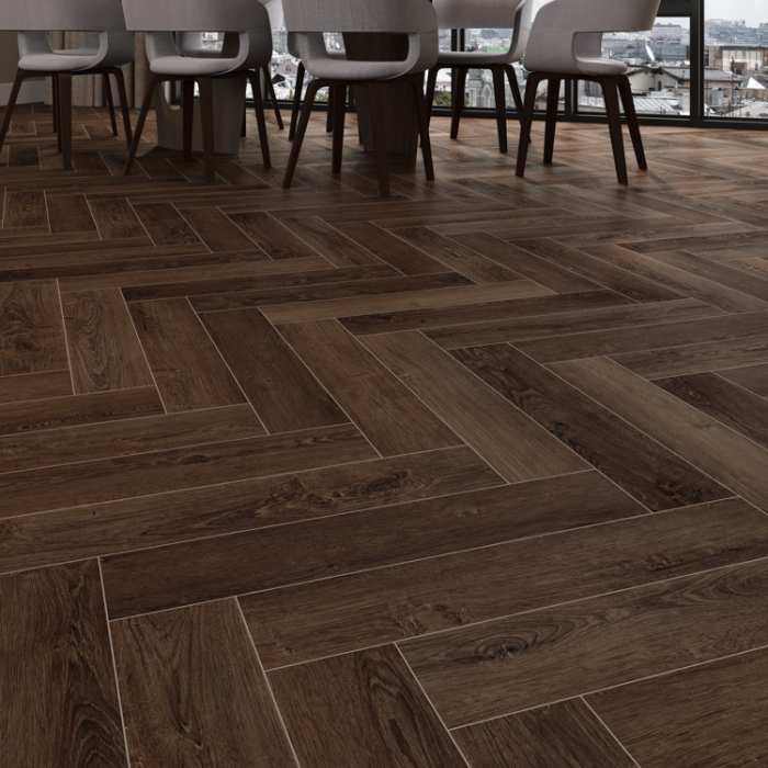 SPC ламинат CronaFloor Herringbone Дуб Тулуза №4