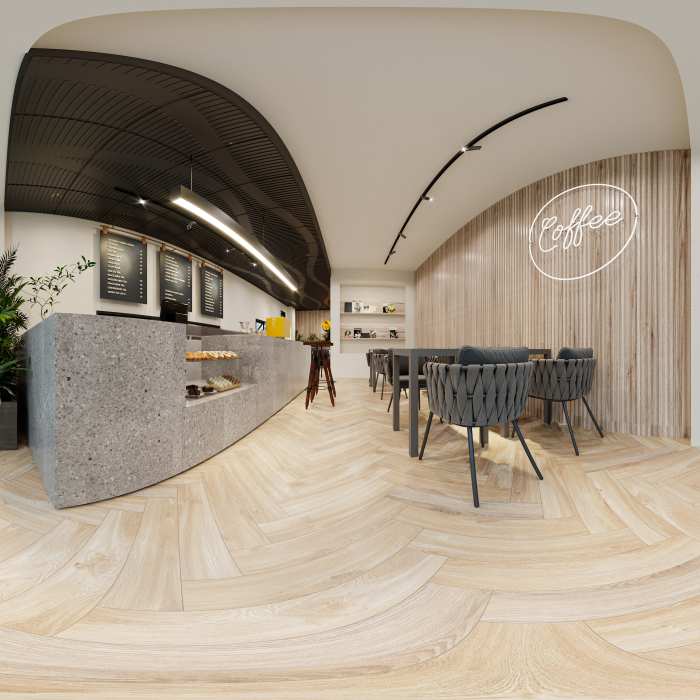 SPC ламинат CronaFloor Herringbone Дуб Ницца №8