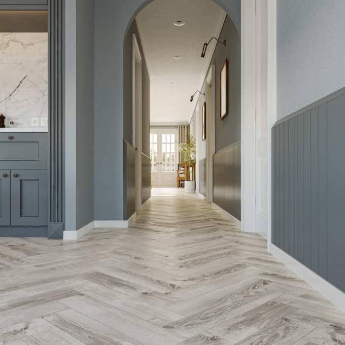 SPC ламинат CronaFloor Herringbone Дуб Страсбург №4