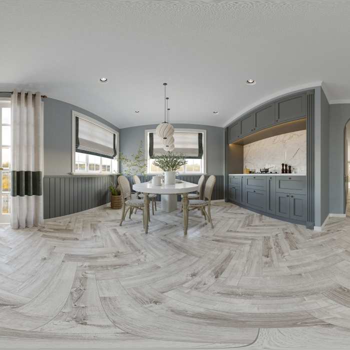 SPC ламинат CronaFloor Herringbone Дуб Страсбург №8