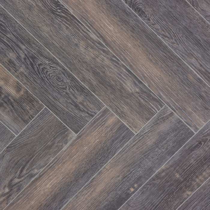 SPC ламинат CronaFloor Herringbone Дуб Бордо №6