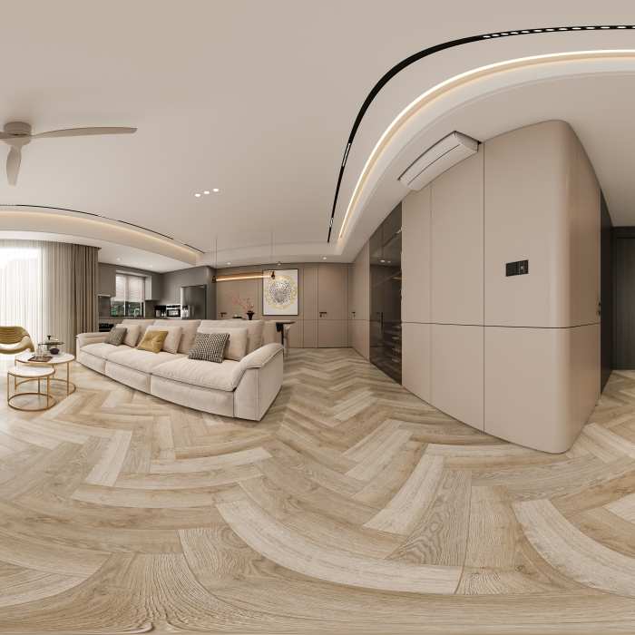 SPC ламинат CronaFloor CronaFloor Herringbone Дуб Лилль №8