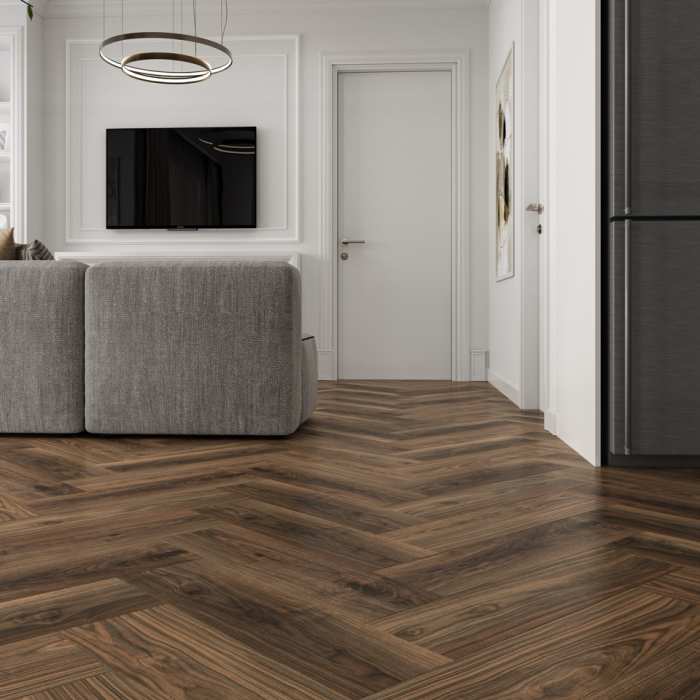 SPC ламинат CronaFloor Herringbone Дуб Ле-Ман №4