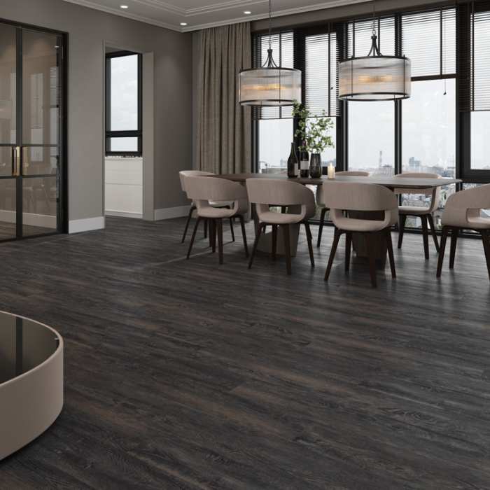 SPC ламинат CronaFloor Nano Дуб Мореный №2