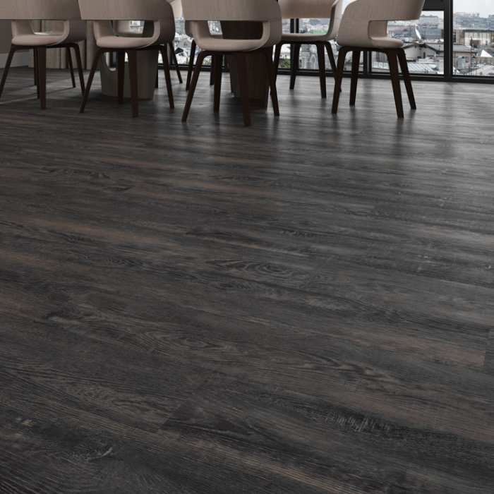 SPC ламинат CronaFloor Nano Дуб Мореный №4